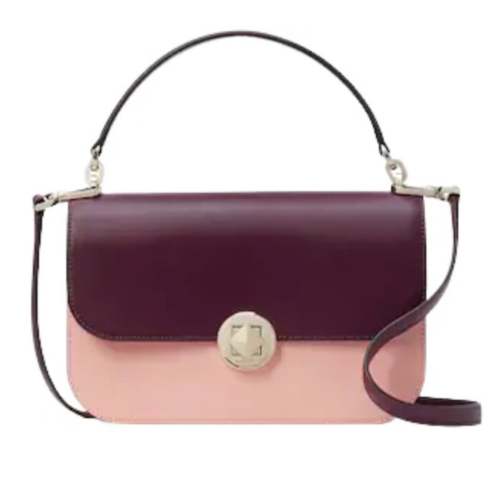 NWTs Kate Spade Audrey Flap Crossbody Bag in Pink Multi